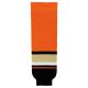 HS630 Knitted Striped Hockey Socks - 2014 Anaheim Black - Front HS630 Knitted Striped Hockey Socks - 2014 Anaheim Black - Front