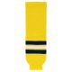 HS630 Knitted Striped Hockey Socks - 2011 Michigan Maize - Front HS630 Knitted Striped Hockey Socks - 2011 Michigan Maize - Front