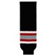 HS630 Knitted Striped Hockey Socks - Buffalo Black - Front HS630 Knitted Striped Hockey Socks - Buffalo Black - Front