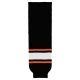 HS630 Knitted Striped Hockey Socks - Philadelphia 3rd Black - Front HS630 Knitted Striped Hockey Socks - Philadelphia 3rd Black - Front