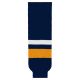 HS630 Knitted Striped Hockey Socks - 2008 Buffalo Navy - Front HS630 Knitted Striped Hockey Socks - 2008 Buffalo Navy - Front