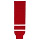 HS630 Knitted Striped Hockey Socks - Team Canada Red (2010) - Front HS630 Knitted Striped Hockey Socks - Team Canada Red (2010) - Front