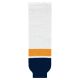 HS630 Knitted Striped Hockey Socks - 2013 Nashville White - Front HS630 Knitted Striped Hockey Socks - 2013 Nashville White - Front