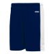 SS9145 Soccer Shorts - Navy/White - Front SS9145 Soccer Shorts - Navy/White - Front