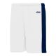 SS9145 Soccer Shorts - White/Navy - Front SS9145 Soccer Shorts - White/Navy - Front