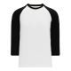 Athletic Knit S1846-222 Soccer Long Sleeve Shirt - White/Black - Primary