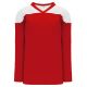Athletic Knit H6100-208 League Hockey Jersey - Red/White - Primary