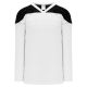 Athletic Knit H6100-222 League Hockey Jersey - White/Black - Primary