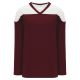 Athletic Knit H6100-233 League Hockey Jersey - Maroon/White - Primary