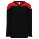 Athletic Knit H6100-249 League Hockey Jersey - Black/Red - Primary