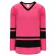 Athletic Knit H6400-276 League Hockey Jersey - Pink/Black - Primary