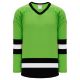 Athletic Knit H6500-107 League Hockey Jersey - Lime Green/Black/White - Primary
