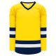 Athletic Knit H6500-255 League Hockey Jersey - Maize/Navy/White - Primary