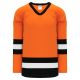 Athletic Knit H6500-330 League Hockey Jersey - Orange/Black/White - Primary