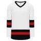 Athletic Knit H6500-415 League Hockey Jersey - White/Black/Red - Primary