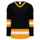 Athletic Knit H6500-437 League Hockey Jersey - Black/Gold/White - Primary