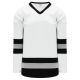 Athletic Knit H6500-627 League Hockey Jersey - White/Black/Grey - Primary