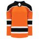 Athletic Knit H7500-330 Select Hockey Jersey - Orange/Black/White - Primary