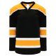 Athletic Knit H7500-437 Select Hockey Jersey - Black/Gold/White - Primary
