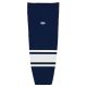 Athletic Knit HS2100-216 Lightweight Pro Hockey Socks - Navy/White - Primary