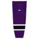 Athletic Knit HS2100-438 Lightweight Pro Hockey Socks - Purple/White/Black - Primary