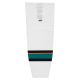 Athletic Knit HS2100-467 Lightweight Pro Hockey Socks - 2013 San Jose White - Primary