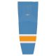 Athletic Knit HS2100-473 Lightweight Pro Hockey Socks - Sky/White/Gold - Primary