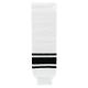 Athletic Knit HS630-222 Knitted Striped Hockey Socks - White/Black - Primary