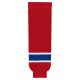 Athletic Knit HS630-308 Knitted Striped Hockey Socks - Montreal Red - Primary
