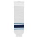 Athletic Knit HS630-341 Knitted Striped Hockey Socks - Maine White - Primary