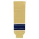 Athletic Knit HS630-522 Knitted Striped Hockey Socks - Notre Dame Vegas Gold - Primary