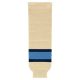 Athletic Knit HS630-545 Knitted Striped Hockey Socks - Sand/Navy/Sky - Primary