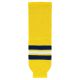Athletic Knit HS630-590 Knitted Striped Hockey Socks - 2011 Michigan Maize - Primary
