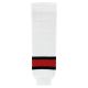Athletic Knit HS630-741 Knitted Striped Hockey Socks - 2002 Team Canada White - Primary