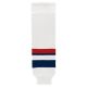 Athletic Knit HS630-981 Knitted Striped Hockey Socks - 2005 Team USA White - Primary