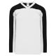 Athletic Knit LB153-222 Box Lacrosse Jersey - White/Black - Primary