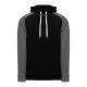 A1840 Apparel Sweatshirt - Black/Heather Charcoal - Front A1840 Apparel Sweatshirt - Black/Heather Charcoal - Front