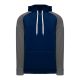 A1840 Apparel Sweatshirt - Navy/Heather Charcoal - Front A1840 Apparel Sweatshirt - Navy/Heather Charcoal - Front