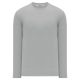 S1900 Soccer Long Sleeve Shirt - Heather Grey - Front S1900 Soccer Long Sleeve Shirt - Heather Grey - Front