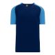V1375 Volleyball Jersey - Navy/Sky - Front V1375 Volleyball Jersey - Navy/Sky - Front