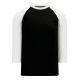 V1846 Volleyball Jersey - Black/White - Front V1846 Volleyball Jersey - Black/White - Front