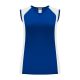 V601L Women's Volleyball Jersey - Royal/White - Front V601L Women's Volleyball Jersey - Royal/White - Front