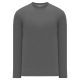 Athletic Knit S1900-021 Soccer Long Sleeve Shirt - Heather Charcoal - Primary