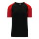 Athletic Knit V1375-249 Volleyball Jersey - Black/Red - Primary