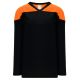 Athletic Knit H6100-265 League Hockey Jersey - Black/Orange - Primary