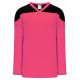 Athletic Knit H6100-276 League Hockey Jersey - Pink/Black - Primary