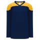Athletic Knit H6100-286 League Hockey Jersey - Navy/Tuscan Gold - Primary