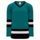 Athletic Knit H6500-457 League Hockey Jersey - Pacific Teal/Black/White - Primary