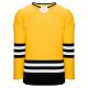 Athletic Knit H8000-346 Select Hockey Jersey - Tuscan Gold/Black/White - Primary