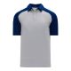 A1815 Apparel Polo Shirt - Heather Grey/Navy - Front A1815 Apparel Polo Shirt - Heather Grey/Navy - Front